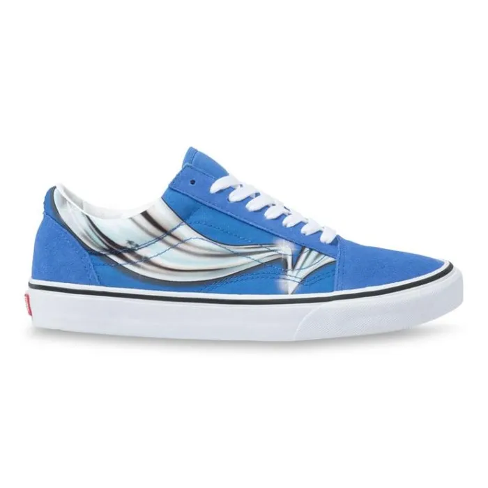 Vans Warp Old Skool Nebulas BlueChrome MensWomens Classics Shoes Vans Warp Old Skool Nebulas BlueChrome MensWomens Classics Shoes