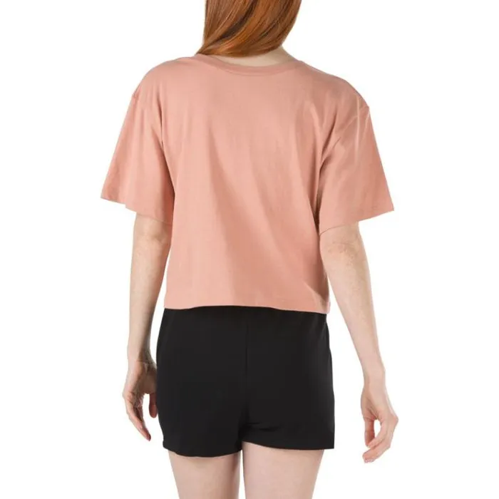 Vans Ya Mos Cropped Tee Rose Dawn Womens TShirts and Tanks Vans Ya Mos Cropped Tee Rose Dawn Womens TShirts and Tanks