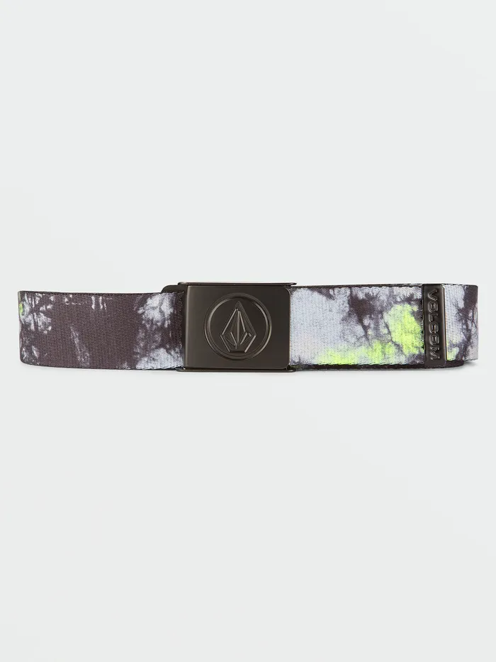 Volcom Belts and Wallets Circle Web Belt 8211 Limeade Limeade 8211 Mens