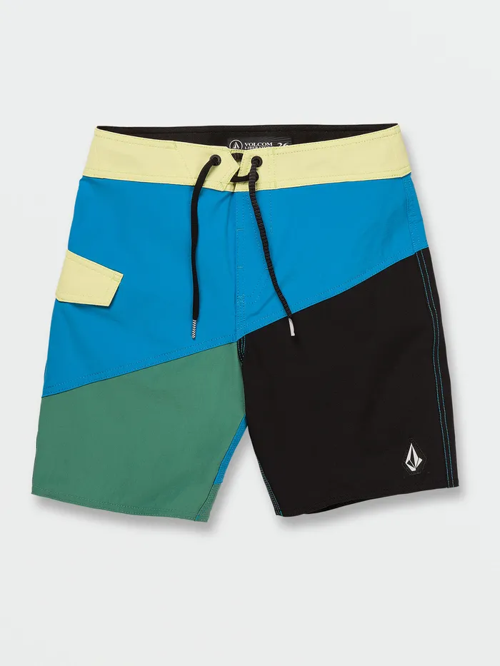 Volcom Boardshorts and Trunks Big Boys Halved Liberator Trunks 8211 Maliblue Maliblue 8211 Boys