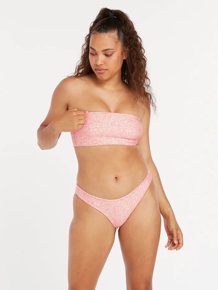 Volcom EcoTrue Swim Micro Blooms Reversible Tube Bikini Top 8211 Hazey Pink Hazey Pink 8211 Womens