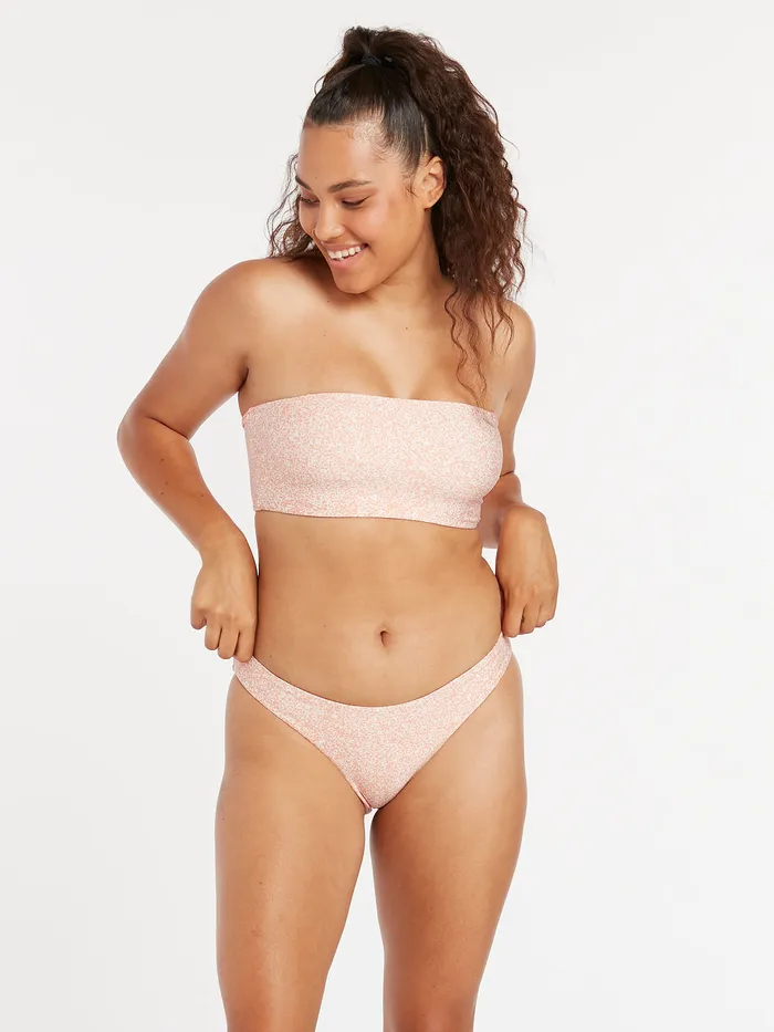 Volcom EcoTrue Swim Micro Blooms Reversible Tube Bikini Top 8211 Hazey Pink Hazey Pink 8211 Womens