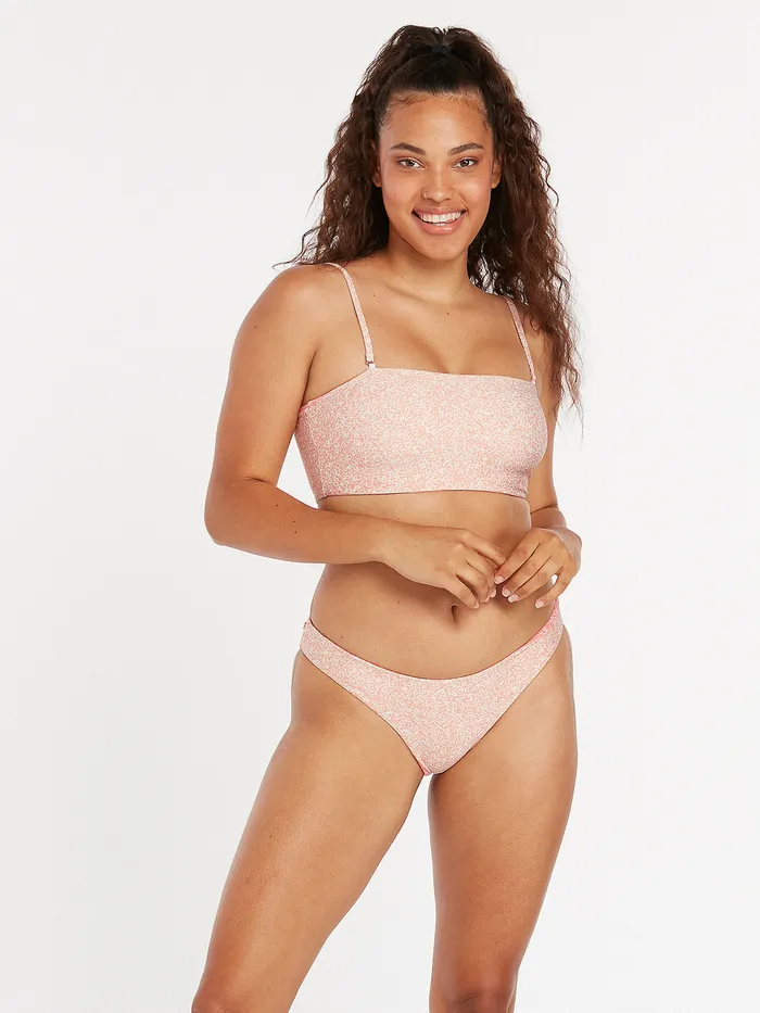 Volcom EcoTrue Swim Micro Blooms Reversible Tube Bikini Top 8211 Hazey Pink Hazey Pink 8211 Womens