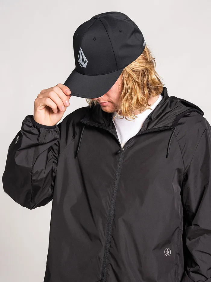 Volcom Hats and Beanies Stone Tech Delta Hat 8211 Black Black 8211 Mens