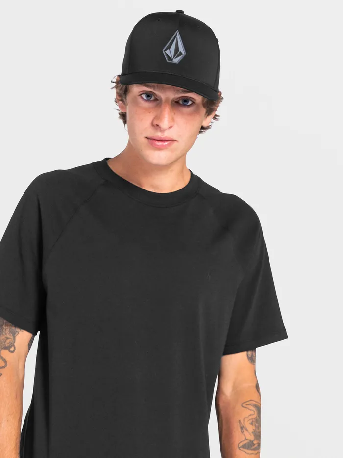 Volcom Hats and Beanies Stone Tech Delta Hat 8211 Black Black 8211 Mens