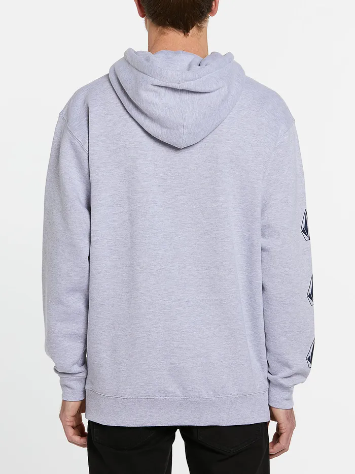 Volcom Hoodies and Sweatshirts Mens USA Deadly Stones Pullover 8211 Heather Grey Heather Grey 8211 Mens