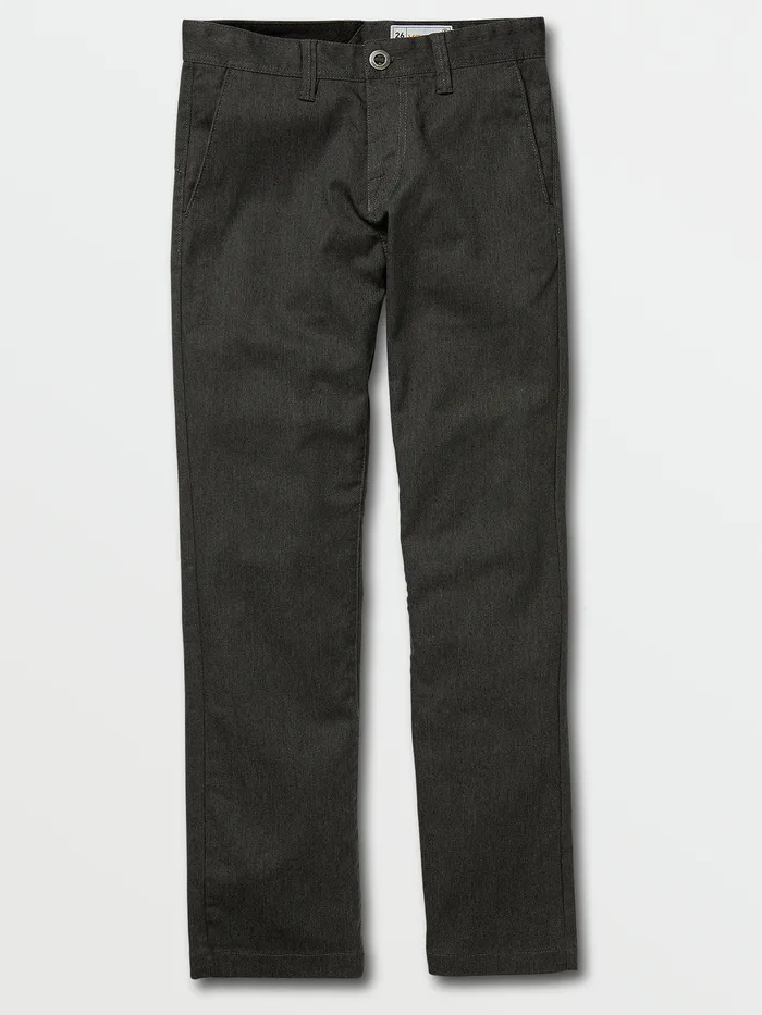 Volcom Pants Big Boys Frickin Modern Stretch Pants 8211 Charcoal Heather Charcoal Heather 8211 Boys