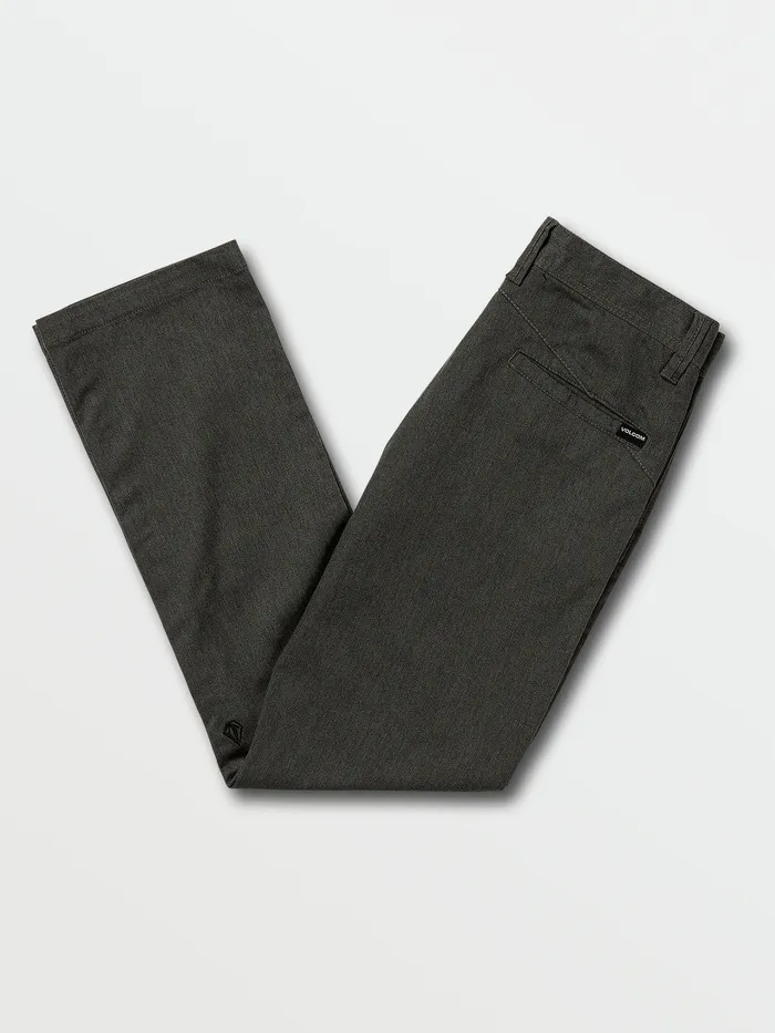 Volcom Pants Big Boys Frickin Modern Stretch Pants 8211 Charcoal Heather Charcoal Heather 8211 Boys