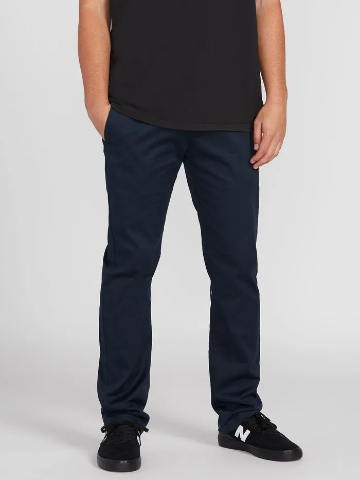 Volcom Pants Frickin Modern Stretch Pants 8211 Dark Navy Dark Navy 8211 Mens