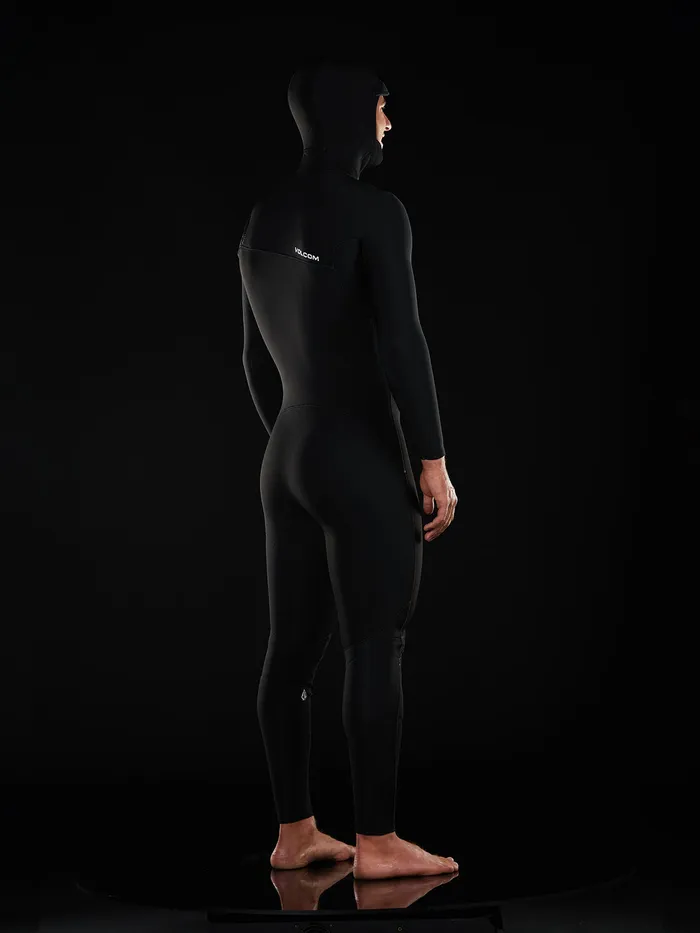 Volcom Rashguards Modulator 43mm Hooded Chest Zip Wetsuit 8211 Black Black 8211 Mens
