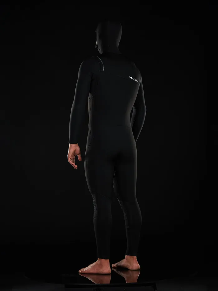 Volcom Rashguards Modulator 43mm Hooded Chest Zip Wetsuit 8211 Black Black 8211 Mens