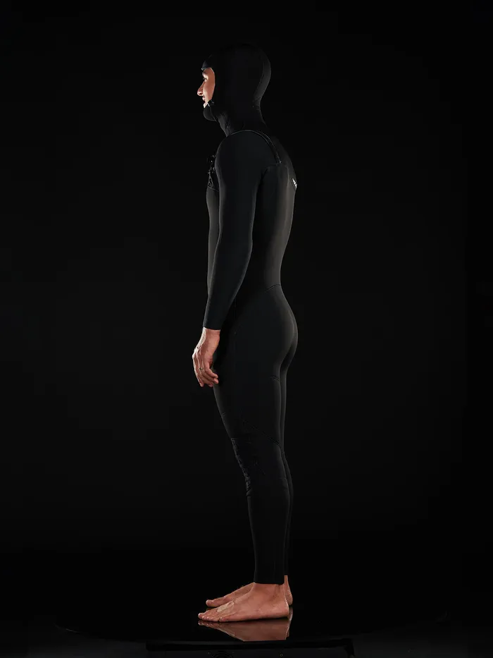Volcom Rashguards Modulator 43mm Hooded Chest Zip Wetsuit 8211 Black Black 8211 Mens
