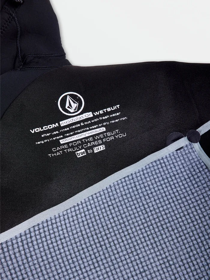 Volcom Rashguards Modulator 43mm Hooded Chest Zip Wetsuit 8211 Black Black 8211 Mens