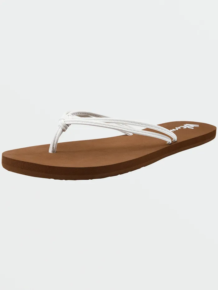 Volcom Sandals Forever And Ever Ii Sandal 8211 White White 8211 Womens