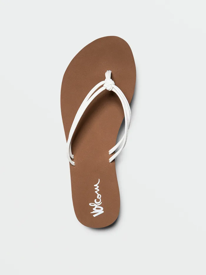Volcom Sandals Forever And Ever Ii Sandal 8211 White White 8211 Womens