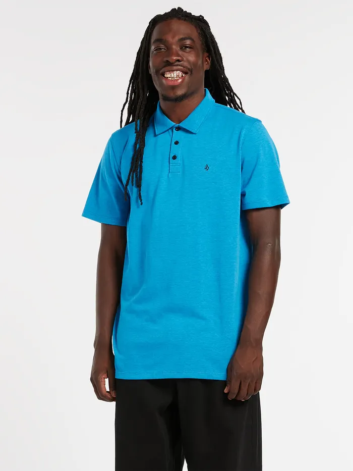 Volcom Shirts and Flannels Hazard Pro Polo Short Sleeve 8211 Maliblue Maliblue 8211 Mens Volcom Shirts and Flannels Hazard Pro Polo Short Sleeve 8211 Maliblue Maliblue 8211 Mens
