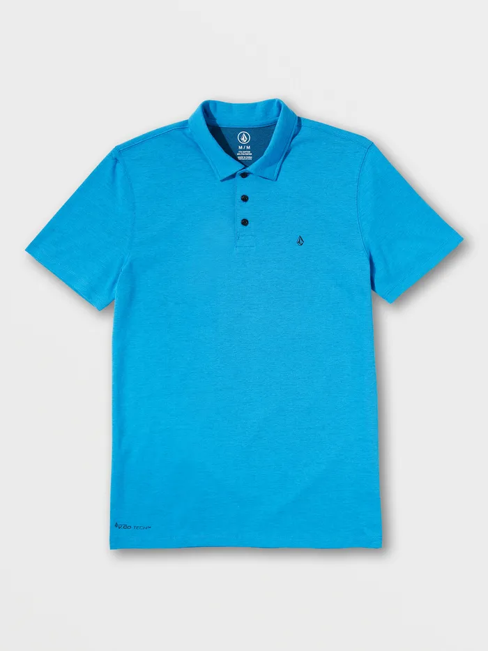 Volcom Shirts and Flannels Hazard Pro Polo Short Sleeve 8211 Maliblue Maliblue 8211 Mens