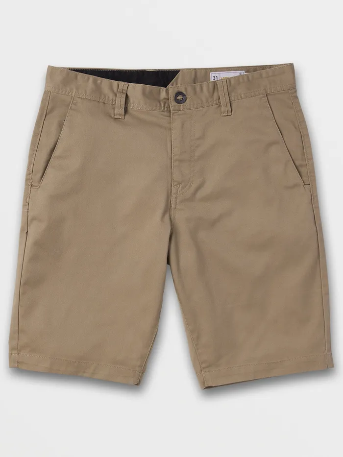 Volcom Shorts Frickin Modern Stretch Shorts 8211 Khaki Khaki 8211 Mens