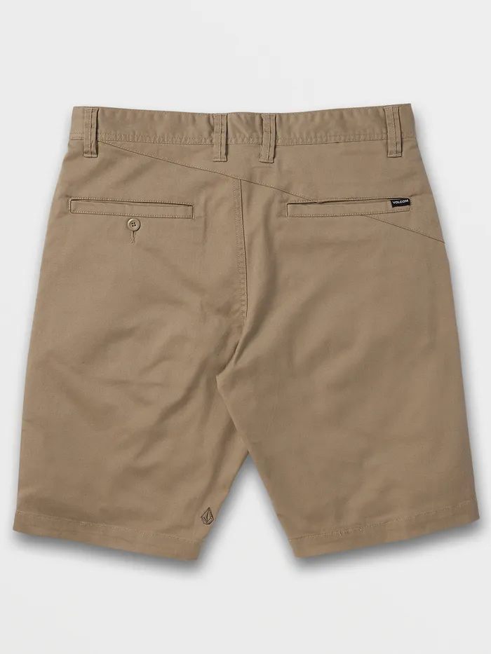 Volcom Shorts Frickin Modern Stretch Shorts 8211 Khaki Khaki 8211 Mens