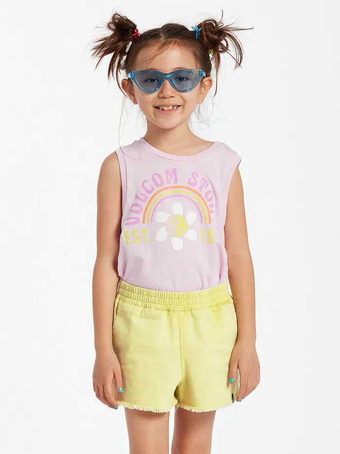 Volcom Shorts Girls Strutin Stone Shorts 8211 Lime Lime 8211 Girls