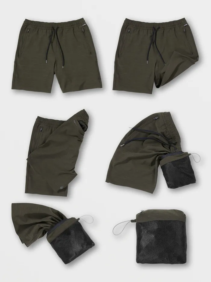 Volcom Shorts Wrecpack Hybrid Shorts 8211 Black Black 8211 Mens