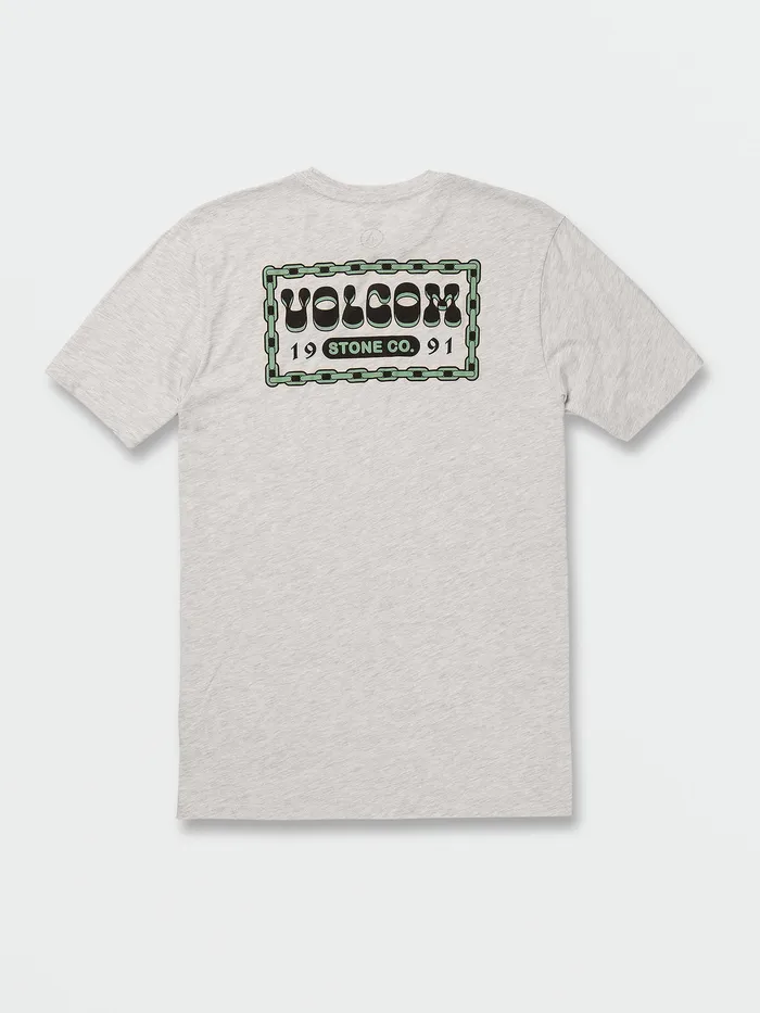Volcom TShirts and Tanks Anchord Short Sleeve Tee 8211 Bone Heather Bone Heather 8211 Mens