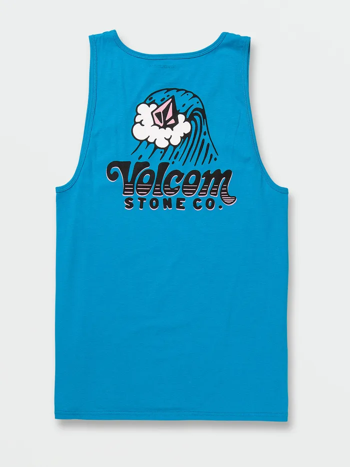 Volcom TShirts and Tanks Breakerbreaker Tank 8211 Turquoise Turquoise 8211 Mens