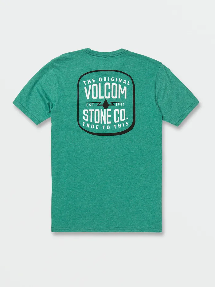 Volcom TShirts and Tanks Carbide Pocket Short Sleeve Tee 8211 Kelly Heather Kelly Heather 8211 Mens