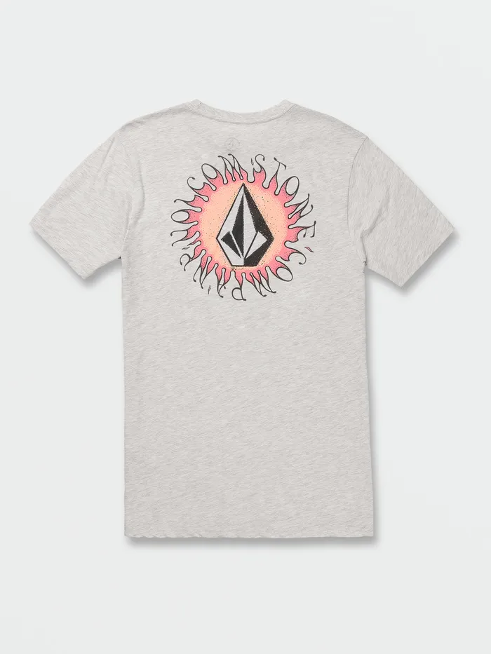 Volcom TShirts and Tanks Exuder Short Sleeve Tee 8211 Bone Heather Bone Heather 8211 Mens