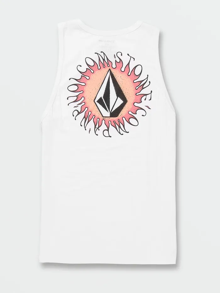 Volcom TShirts and Tanks Exuder Tank 8211 White White 8211 Mens