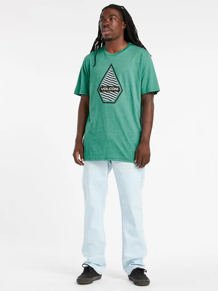 Volcom TShirts and Tanks Interference Short Sleeve Tee 8211 Kelly Heather Kelly Heather 8211 Mens
