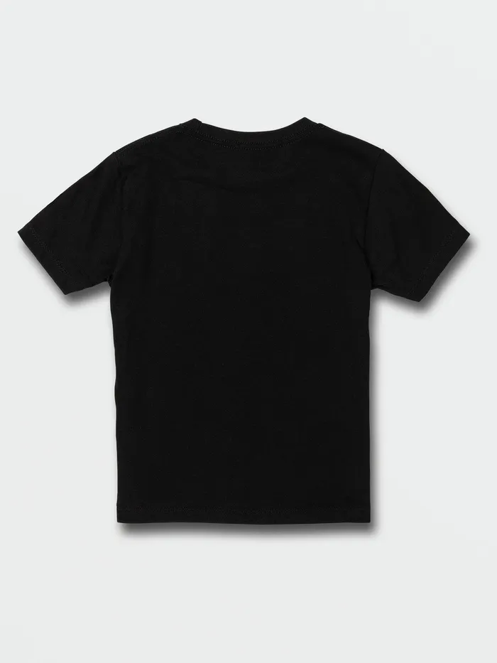 Volcom TShirts and Tanks Little Boys Euro Short Sleeve Tee 8211 Black Black 8211 Boys