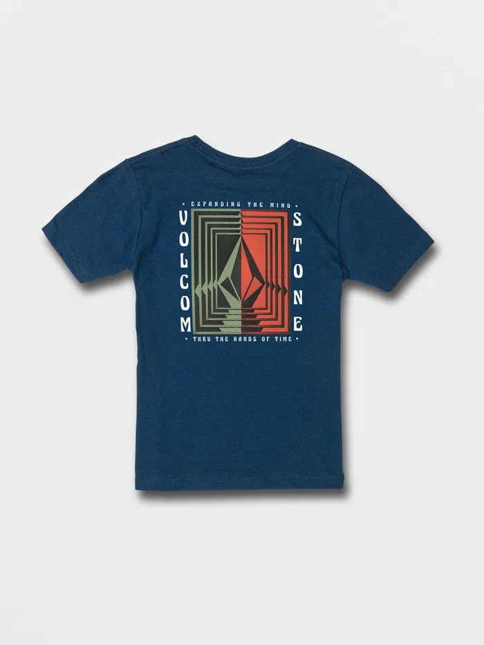 Volcom TShirts and Tanks Little Boys Reverberation Short Sleeve Tee 8211 Harbor Blue Harbor Blue 8211 Boys