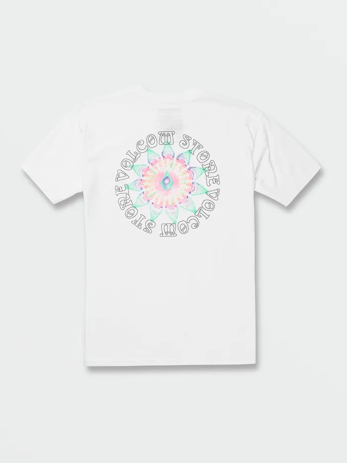 Volcom TShirts and Tanks Star Shields Short Sleeve Tee 8211 White White 8211 Mens