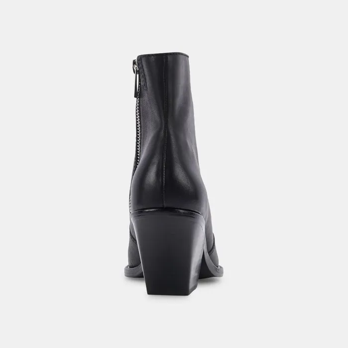 Volli Boots Black Leather Women Dolce Vita Boots and Booties