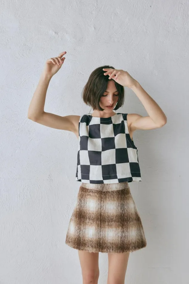 VRG GRL Alexa Mini Skirt Plaid Women Skirts