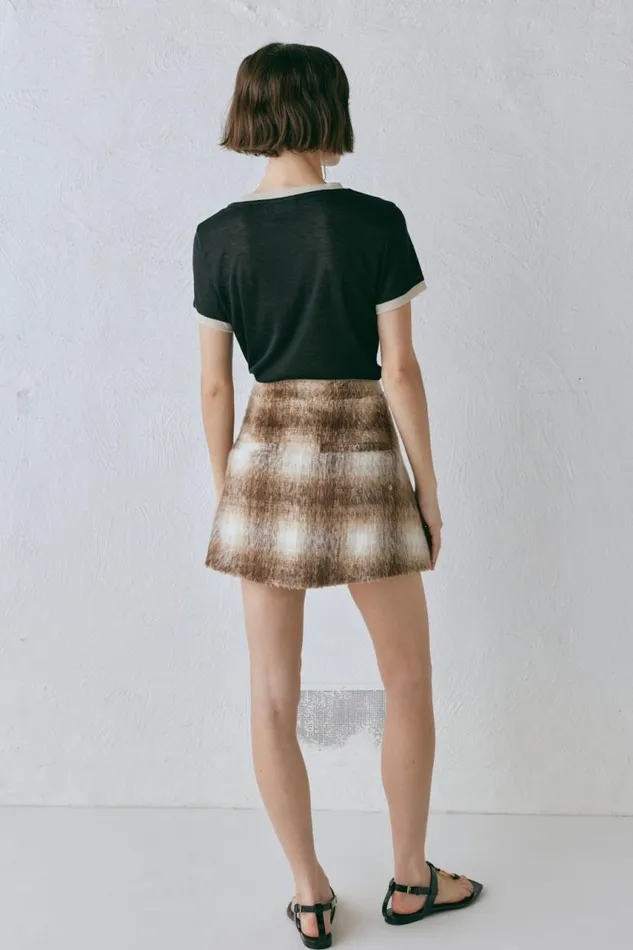 VRG GRL Alexa Mini Skirt Plaid Women Skirts