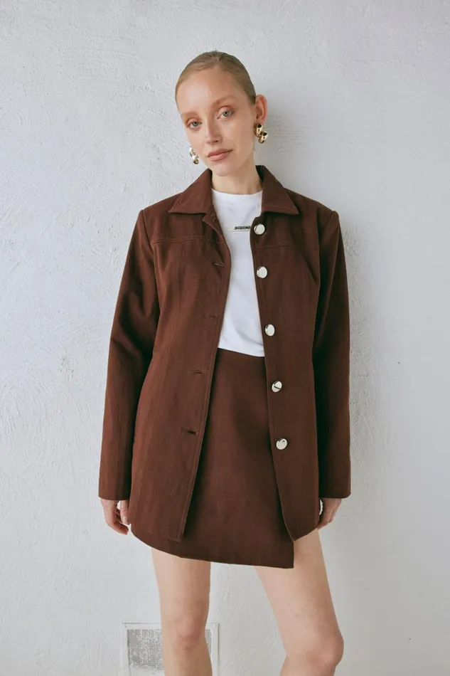VRG GRL Esti Jacket Chocolate Women JacketsCoats