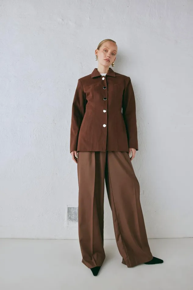 VRG GRL Esti Jacket Chocolate Women JacketsCoats