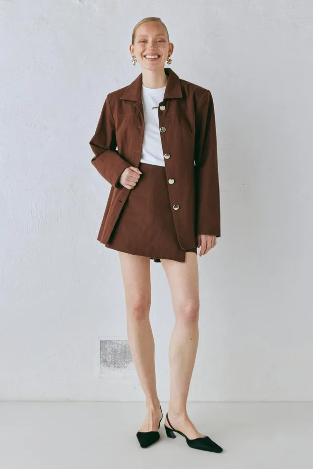 VRG GRL Esti Jacket Chocolate Women JacketsCoats