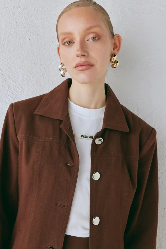 VRG GRL Esti Jacket Chocolate Women JacketsCoats