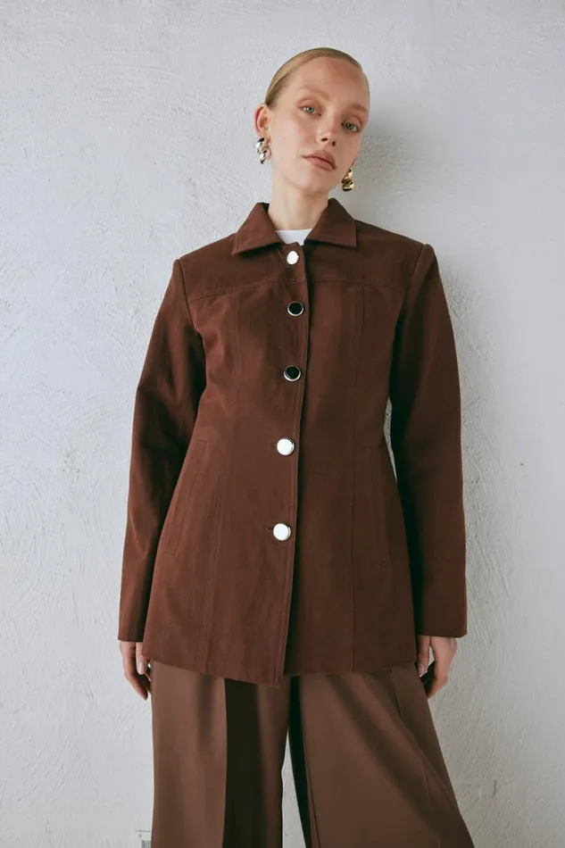VRG GRL Esti Jacket Chocolate Women JacketsCoats