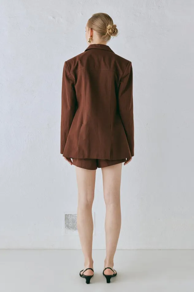 VRG GRL Esti Jacket Chocolate Women JacketsCoats
