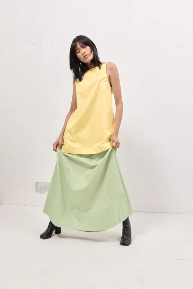 VRG GRL Tulli Mini Dress Lemon Women Mini Dresses
