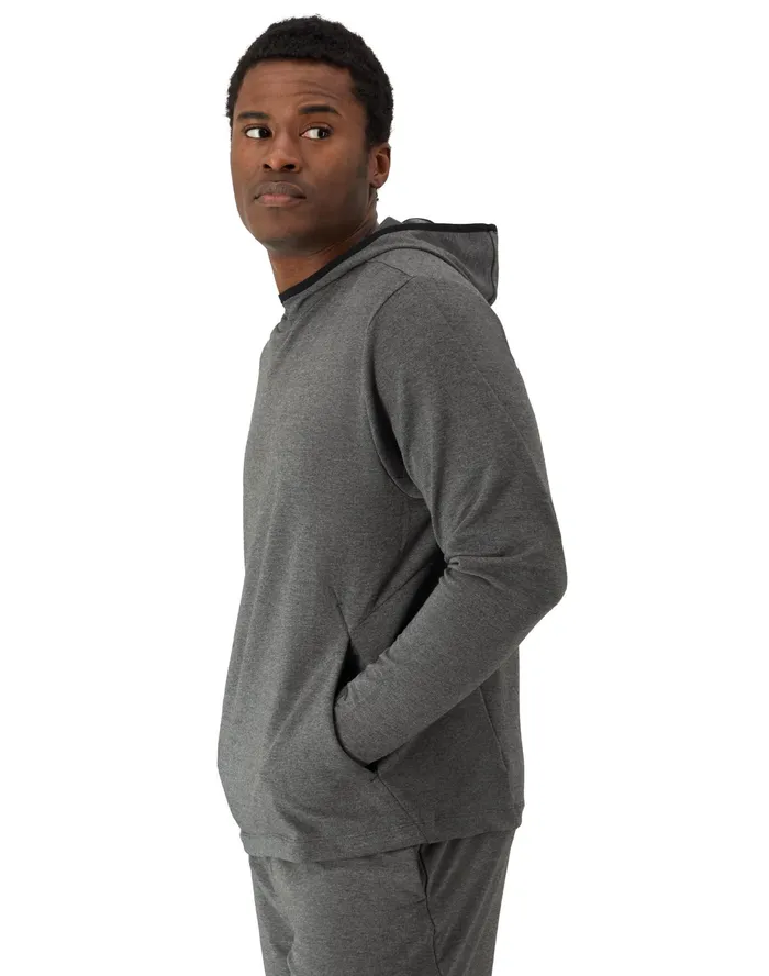 Weekender Hoodie Moisture Wicking Black Heather Men Champion Hoodies and Sweatshirts