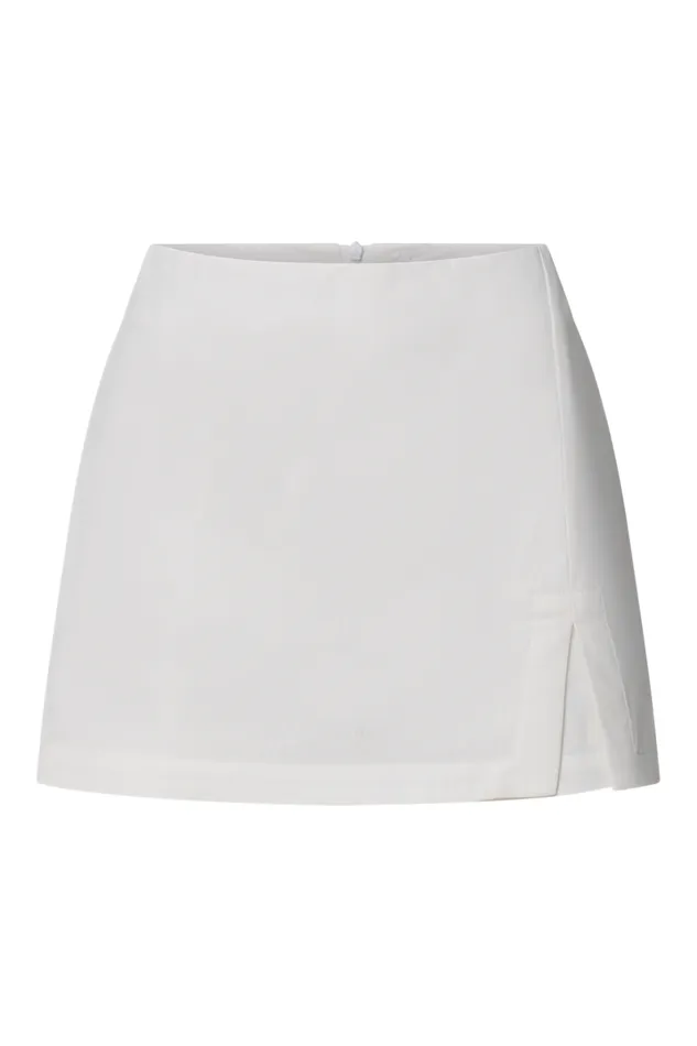 Widness Skort 8211 A Line Skort In White Women Showpo Shorts