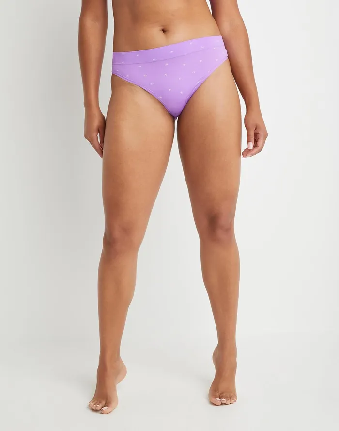Women039S Active Brights HiLeg Underwear C Logo Purple C Logo Women Champion Underwear