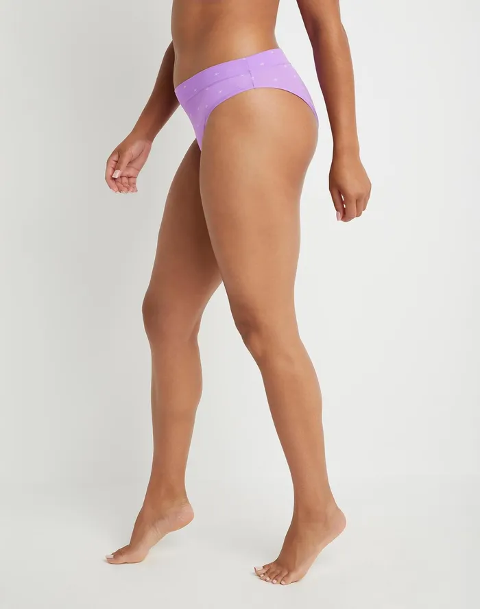 Women039S Active Brights HiLeg Underwear C Logo Purple C Logo Women Champion Underwear