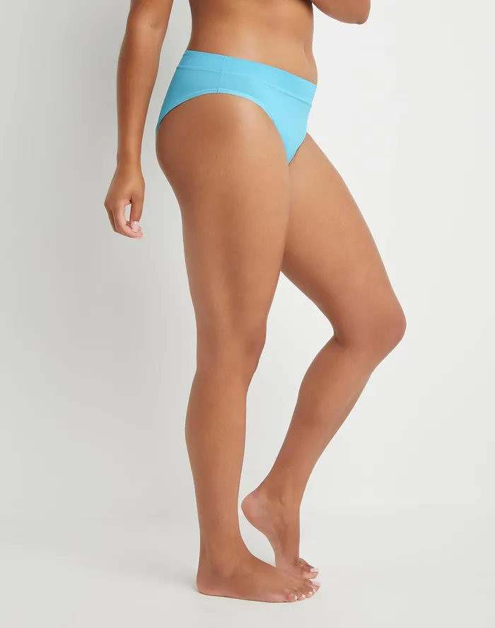 Women039S Active Brights HiLeg Underwear C Logo Summer Sky Blue Women Champion Underwear