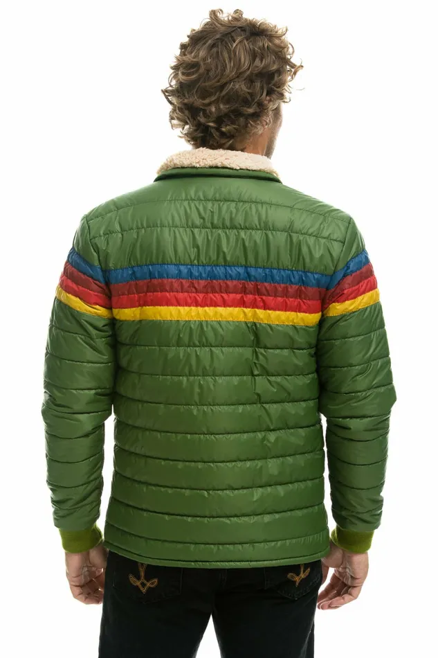 Women 4 STRIPE JACKET 8211 GARDEN GREEN Aviator Nation Outerwear Women 4 STRIPE JACKET 8211 GARDEN GREEN Aviator Nation Outerwear